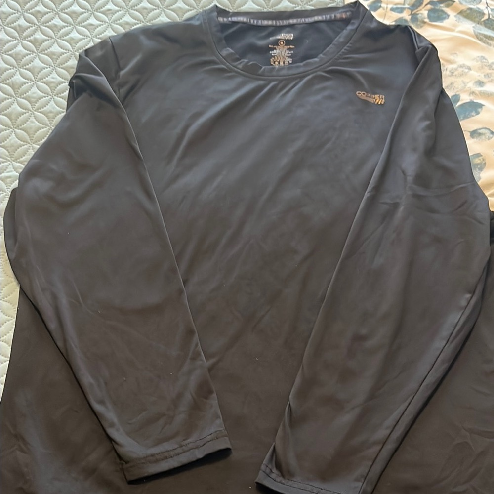 Black Long Sleeve Performance Tee
